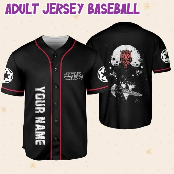 Custom Star Wars Baseball Jersey - Youth/Adult - Add Name & Number - Perfect Gift! - Image 6