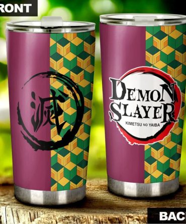 Demon Slayer Travel Tumbler - Insulated Stainless Steel Cup, Anime Fans Gift