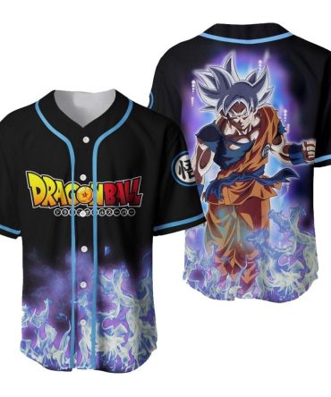 Dragon Ball Ultra Instinct Baseball Jersey - Anime Fans Must-Have Apparel!