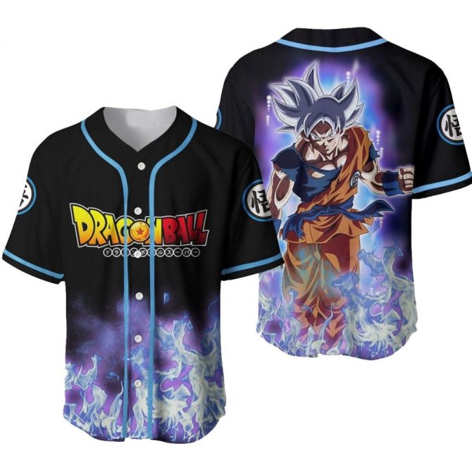 Dragon Ball Ultra Instinct Baseball Jersey - Anime Fans Must-Have Apparel!