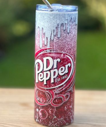 Dr Pepper Personalised Stainless Steel Tumbler With Lid And Straw - Swift Dispatch & Complimentary Gift