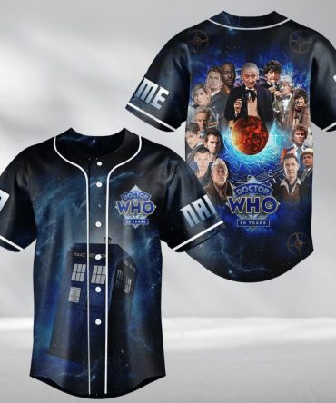 Doctor Who 60Th Anniversary Baseball Jersey – Celebrate In Style!
