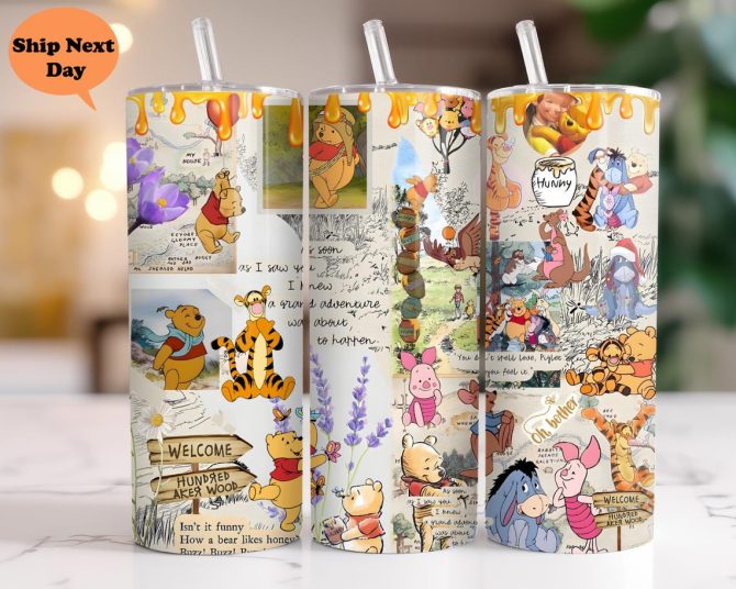 Charming Cartoon Tumbler With Straw – Cute Characters Design, Fast Shipping!