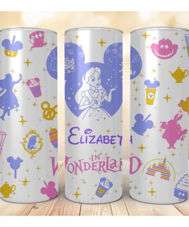 Enchanting Wonderland Tumbler With Cute Fantasy Designs – Perfect Gift!