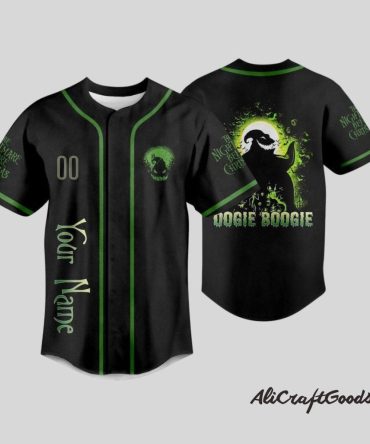 Oogie Boogie Customizable Jersey - Nightmare Before Christmas Themed Shirt