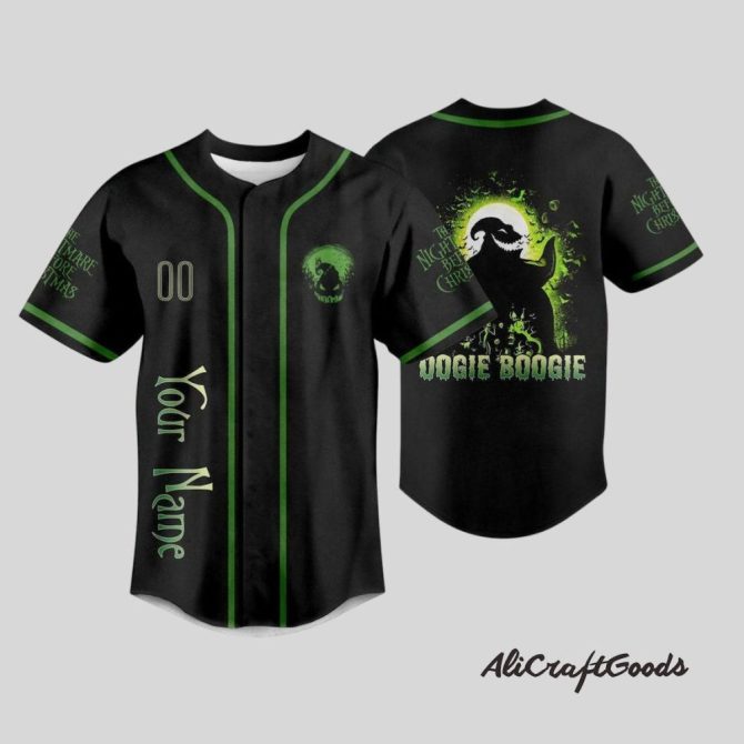 Oogie Boogie Customizable Jersey - Nightmare Before Christmas Themed Shirt