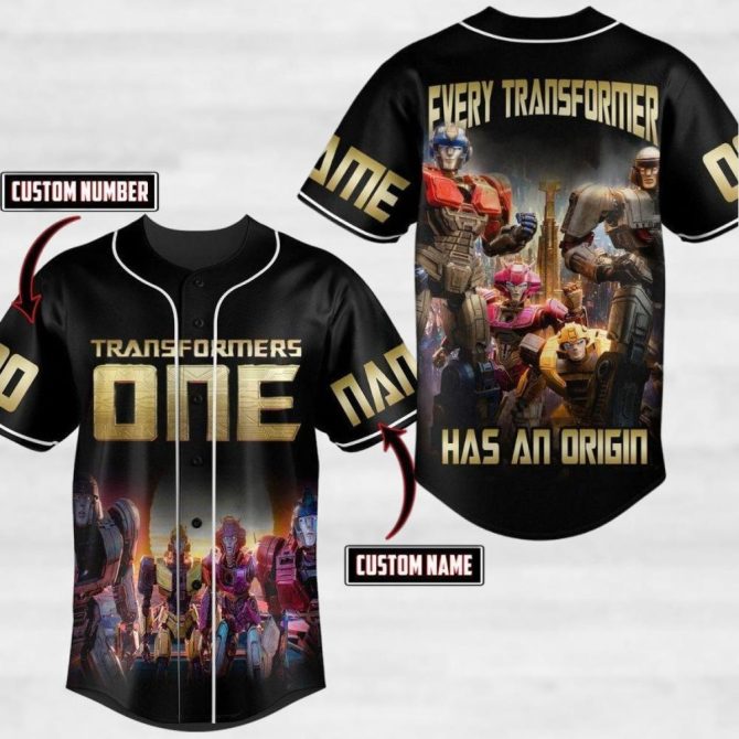 Custom Transformers Jersey - Personalize With Your Name & Number , Limited Edition