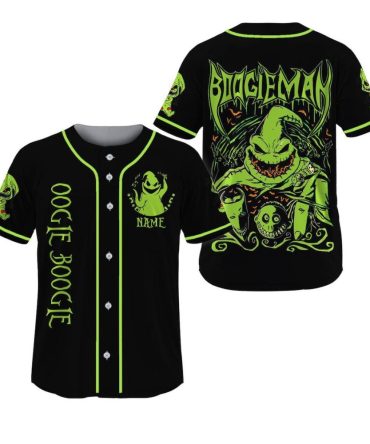 Glow-In-The-Dark Oogie Boogie Baseball Jersey - Halloween Edition, Unisex S-Xxl