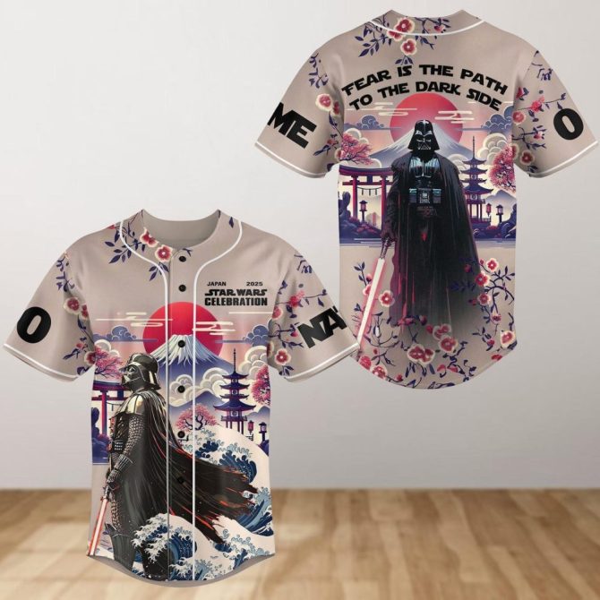 Star Wars Celebration Japan 2025 Baseball Jersey - Darth Vader Design, Unisex