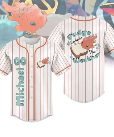 Custom Cartoon Baseball Jersey - Personalized Name & Fun Design For Fans