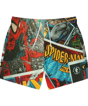 Vibrant Comic Book Style Men'S Swim Shorts - Summer Beachwear