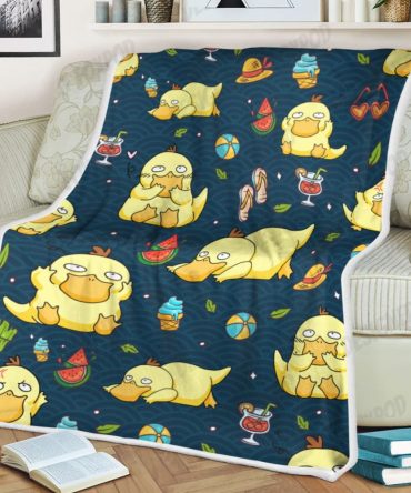 Cozy Cartoon Duck Blanket – Cute Summer Vibes Throw For Couch/Bed – Soft & Warm!