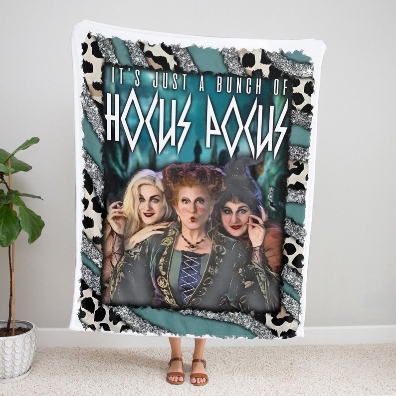Halloween Hocus Pocus Sofa Blanket Halloween Gift Christmas Gift
