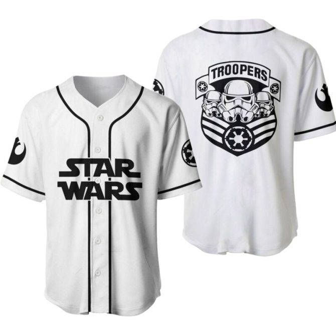 Star Wars Trooper Baseball Jersey - Stylish & Comfortable Fan Gear