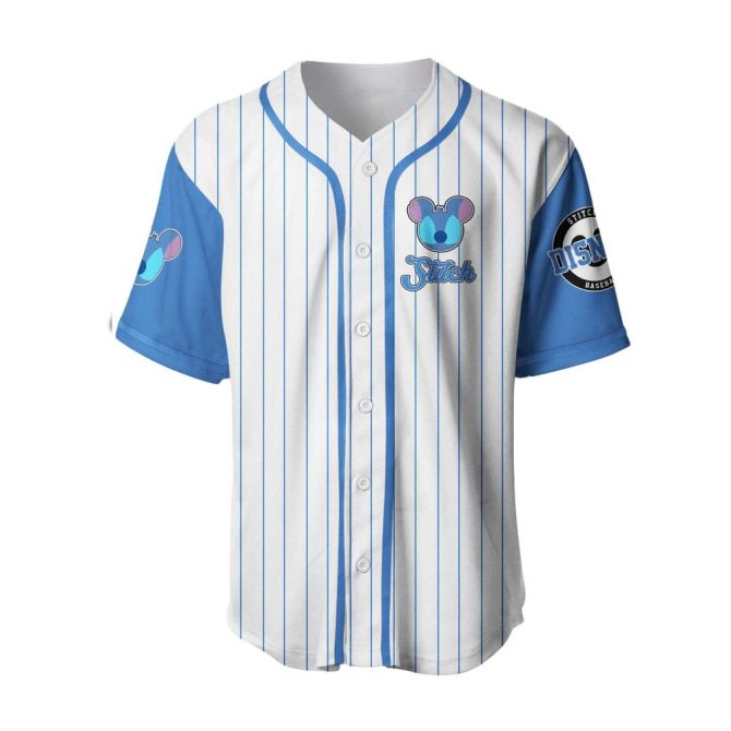 Disney Stitch Baseball Jersey – Cute & Colorful Sports Fan Apparel For Kids & Adults - Image 2