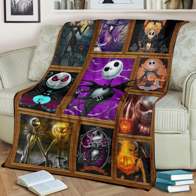 Cozy Nightmare Inspired Throw Blanket – Perfect For Halloween & Movie Fans! - Image 3