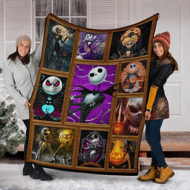 Cozy Nightmare Inspired Throw Blanket – Perfect For Halloween & Movie Fans! - Image 6