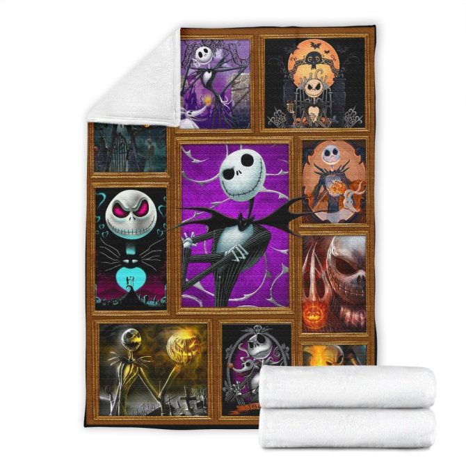 Cozy Nightmare Inspired Throw Blanket – Perfect For Halloween & Movie Fans! - Image 7