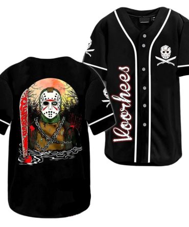 Jason Voorhees Baseball Jersey - Horror Fan'S Ultimate Apparel!