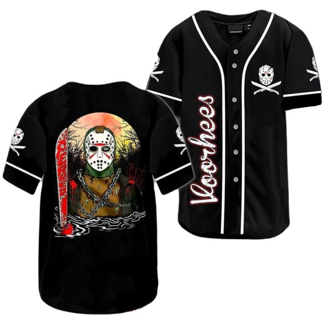 Jason Voorhees Baseball Jersey - Horror Fan'S Ultimate Apparel!