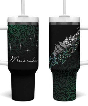 Elegant Matariki Travel Mug - Insulated, Spill-Proof, Maori Design, 20Oz , Perfect Gift!