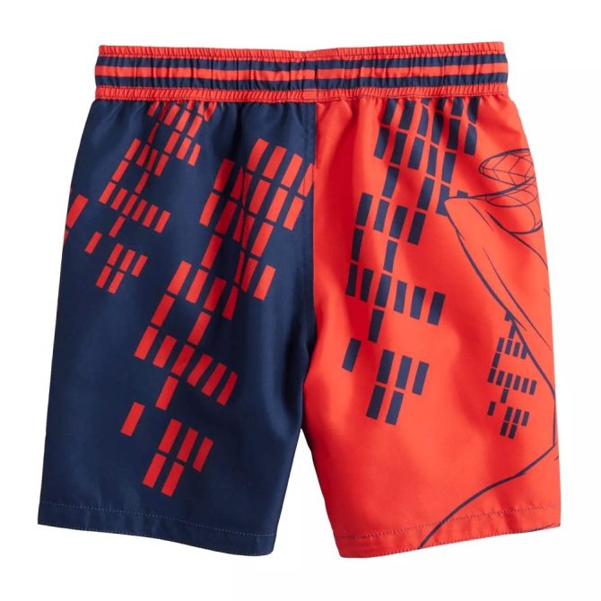 Marvel Spider-Man Kids' Swim Trunks - Fun & Durable Beachwear For Boys - Image 2