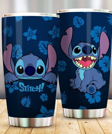 Stitch Insulated Tumbler - 20Oz Double Wall Stainless Steel Travel Mug With Lid