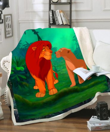 Cozy Lion King Fleece Blanket – Perfect For Kids & Movie Fans!