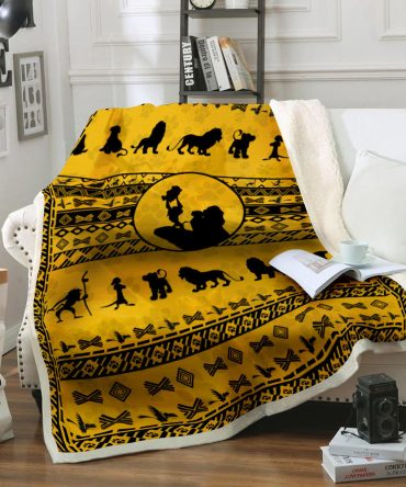 Cozy Safari-Themed Fleece Blanket - Perfect For Movie Nights & Decor