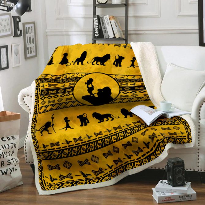 Cozy Safari-Themed Fleece Blanket - Perfect For Movie Nights & Decor