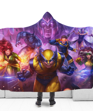 Cozy Superhero Hooded Blanket – Vibrant Design For Ultimate Comfort & Style