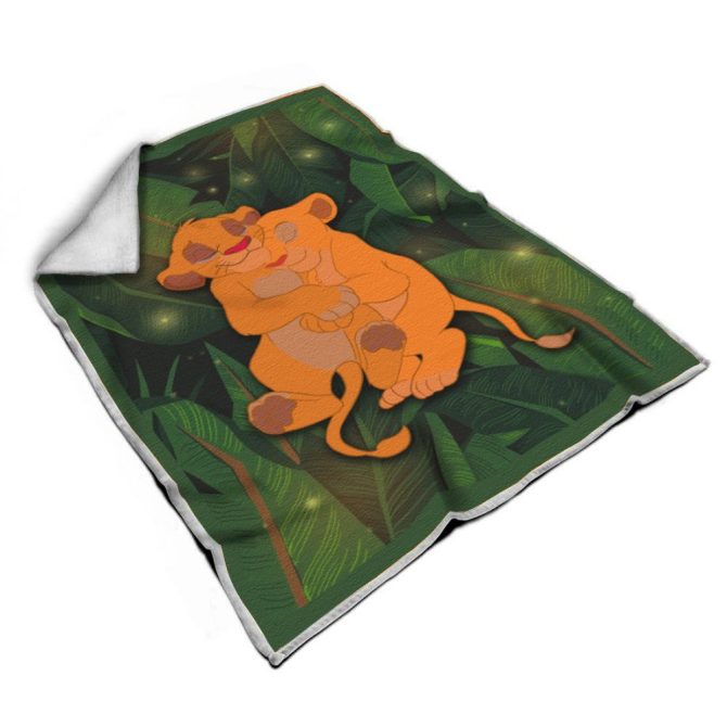 Cozy Lion Cub Fleece Throw Blanket - Soft, Warm Jungle Design For Kids & Adults - Image 3