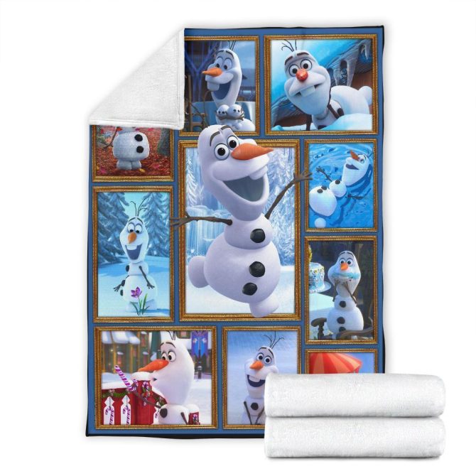 Cozy Olaf Fleece Blanket - Perfect Gift For Disney Fans & Kids - Soft, Warm & Vibrant Design - Image 7
