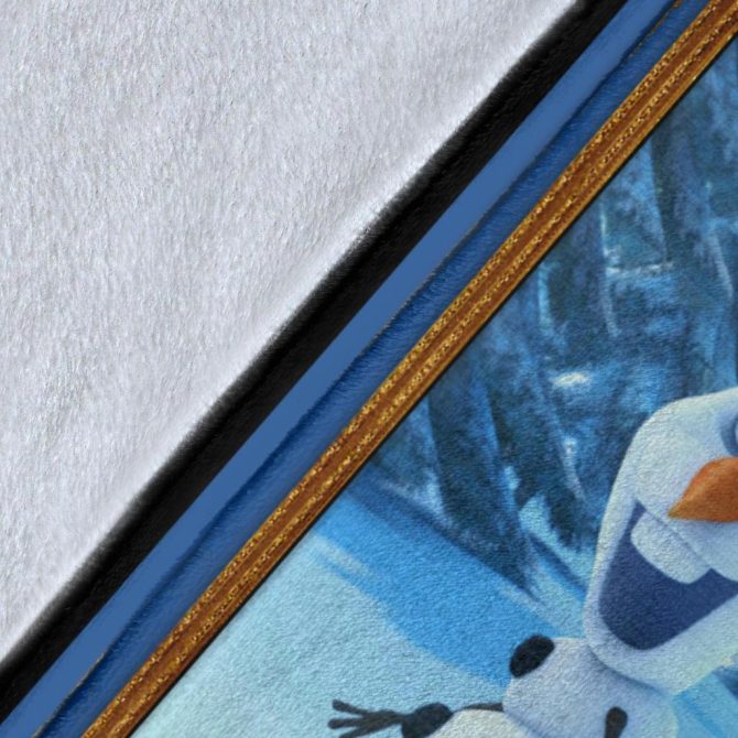 Cozy Olaf Fleece Blanket - Perfect Gift For Disney Fans & Kids - Soft, Warm & Vibrant Design - Image 8