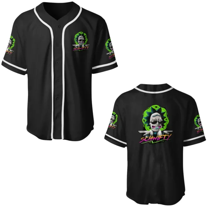 Get Schwifty Rick & Morty Baseball Jersey – Unique Design, Premium Quality, Limited Edition!