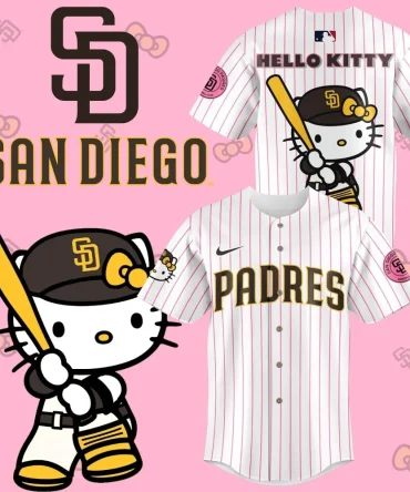 Hello Kitty X San Diego Padres Jersey – Limited Edition Fan Gear For All Ages