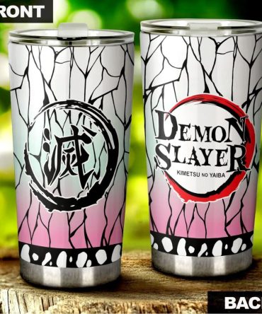 Stylish Demon Slayer Tumbler - Insulated Stainless Steel Travel Mug - Anime Fan Gift