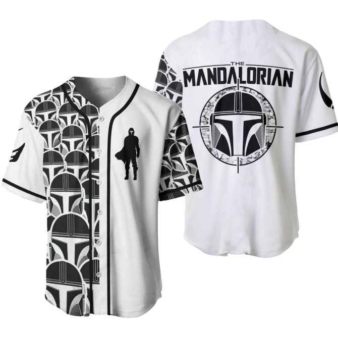 Mandalorian Baseball Jersey - Iconic Design, Premium Quality, Perfect Gift For Fans!