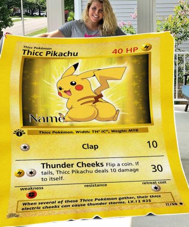Cozy Thicc Pikachu Blanket – Soft, Fun & Perfect For Pokémon Fans!