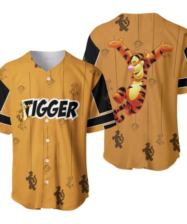 Tigger Baseball Jersey – Fun & Stylish Cartoon Sports Wear For Fans