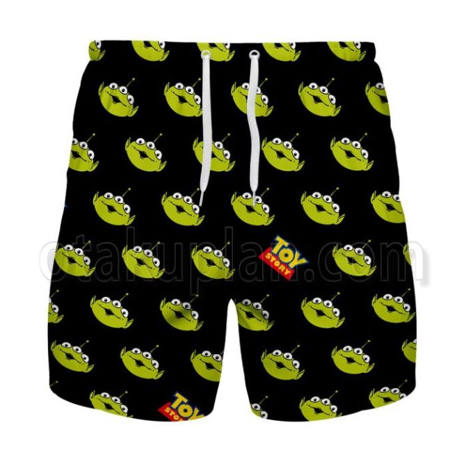 Toy Story Alien Swim Shorts – Fun & Vibrant Beachwear For Fans!