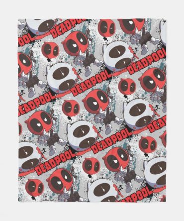 Cozy Up With Fun Deadpool Pattern Blanket – Perfect For Fans & Gifts!