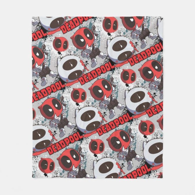 Cozy Up With Fun Deadpool Pattern Blanket – Perfect For Fans & Gifts!