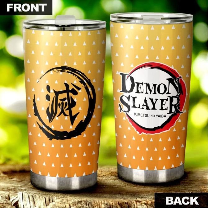 Demon Slayer Insulated Tumbler - Stainless Steel Travel Mug - Anime Fan Gift