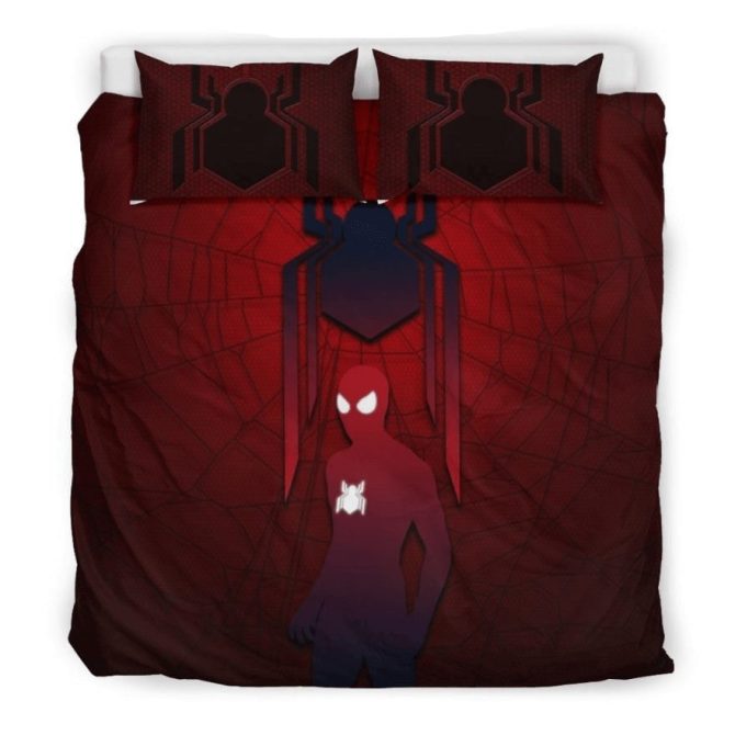 Cozy Superhero-Inspired Red Duvet Cover Set - Perfect For Fans & Kids Rooms!