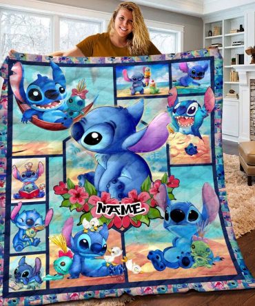 Cozy Cartoon Character Fleece Blanket – Vibrant & Soft For Kids Room Decor
