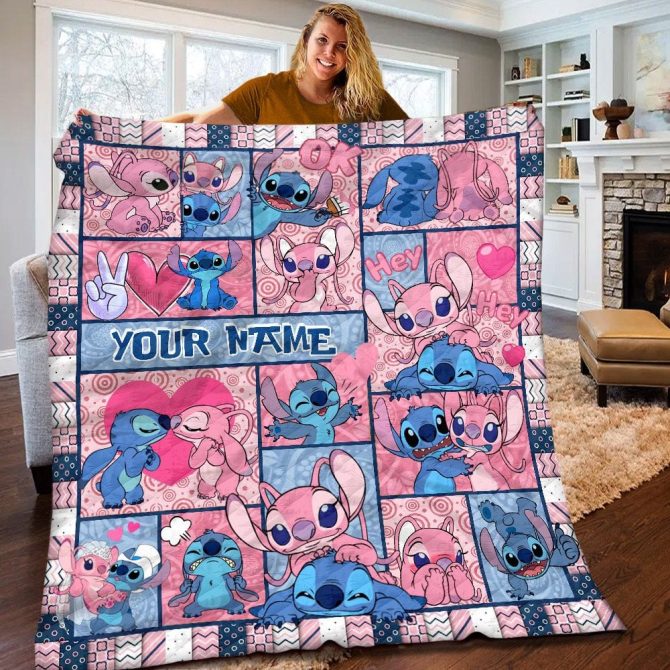 Customizable Cute Cartoon Blanket - Cozy & Colorful Gift For All Ages