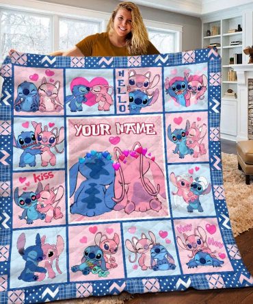 Customizable Cute Cartoon Quilt – Cozy Personalized Gift For Kids & Fans