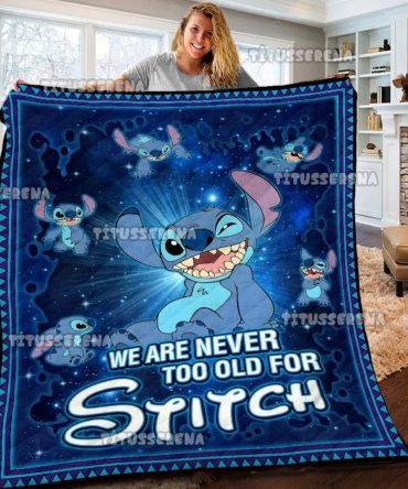 Cozy Up With Stitch Blanket - Fun & Colorful Design For All Ages