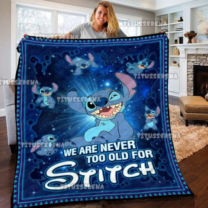Cozy Up With Stitch Blanket - Fun & Colorful Design For All Ages